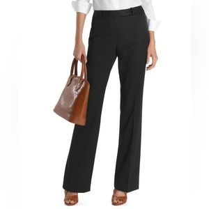 Brooks Brothers NWT Caroline Fit Wool Trouser Pants Black 4P